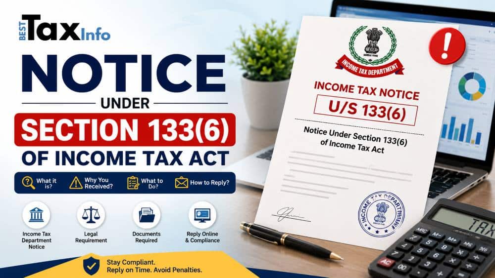 notice under section 133(6) of income tax act