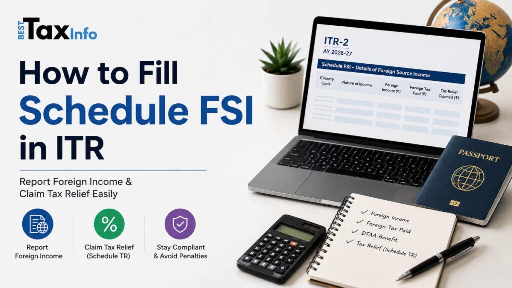 how to fill schedule fsi in itr